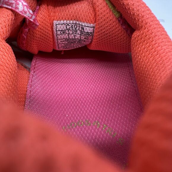 Asics Gel Noosa Tri 9 Triathlon C401N Pink Orange Lime Running Womens Size 7 - Picture 10 of 12